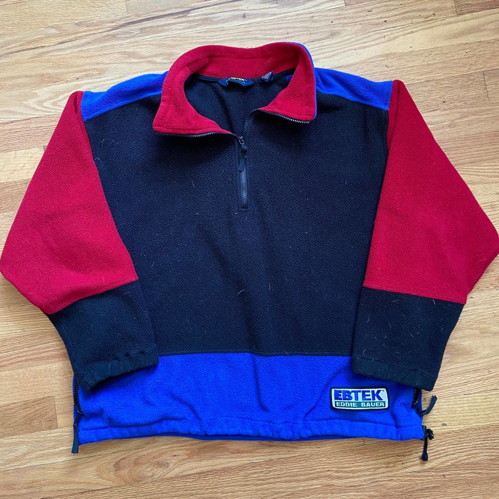 Vintage Eddie Bauer EBTEK Fleece Pullover